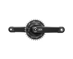 SRAM Electronic Shifting|Cranksets & Parts|XX SL Eagle T-Type Power Meter Crankset (Black) (12 Speed) (DUB) (165mm) (168mm Q-Factor) (34T) ( Direct Mount) (Boost)