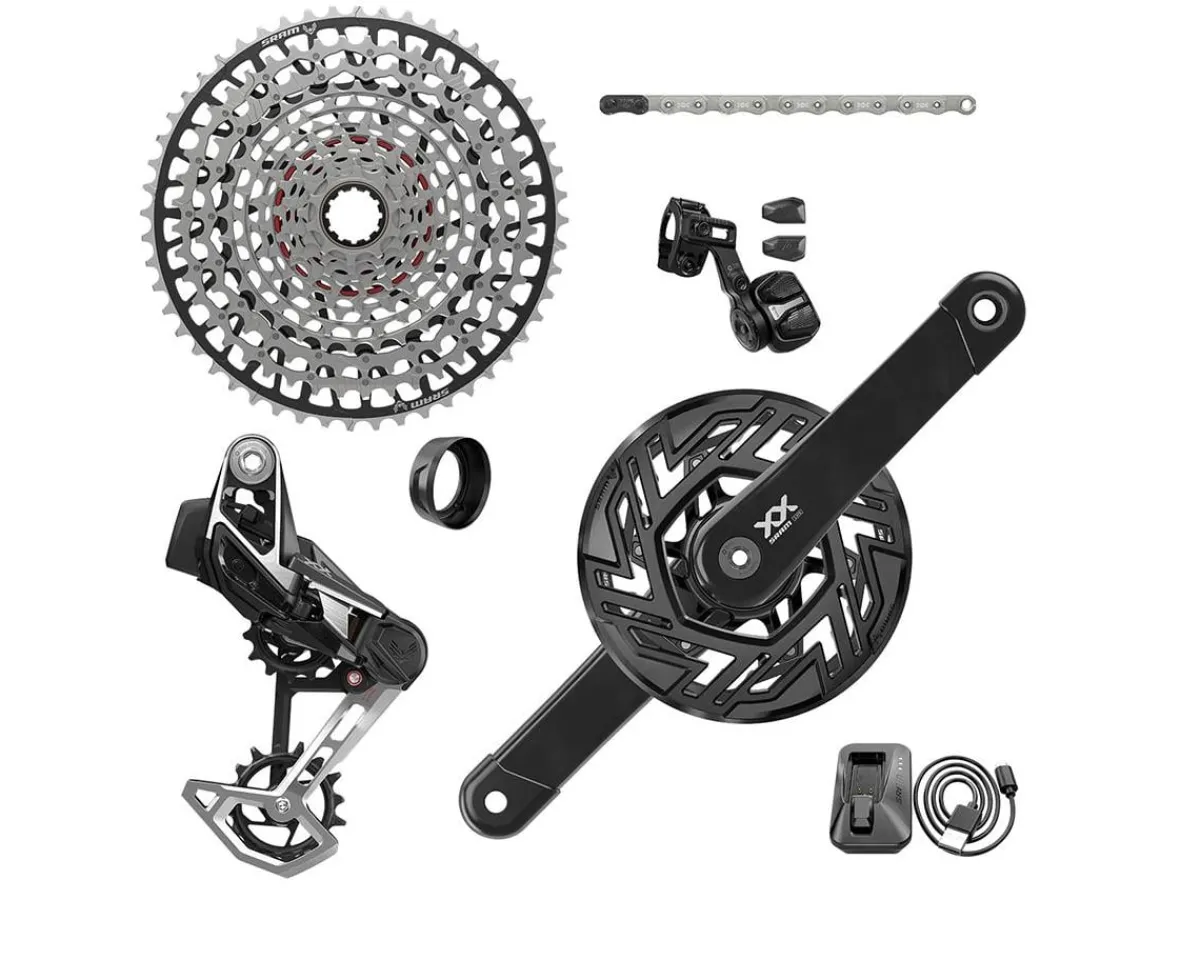 SRAM Electronic Shifting|Groupsets|XX T-Type Eagle E-Bike Transmission AXS Groupset (Black) (165mm) (Brose) (36T) (1 x 12 Speed) (UDH)
