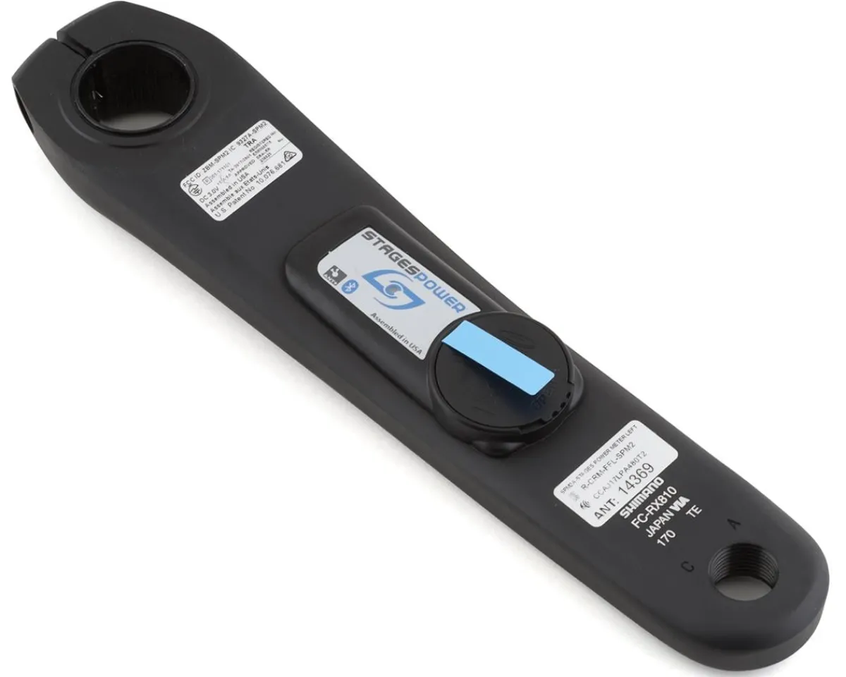 Stages Bike Computers|Power Meters|Power Meter (GRX RX810/RX820) (Black) (170mm)