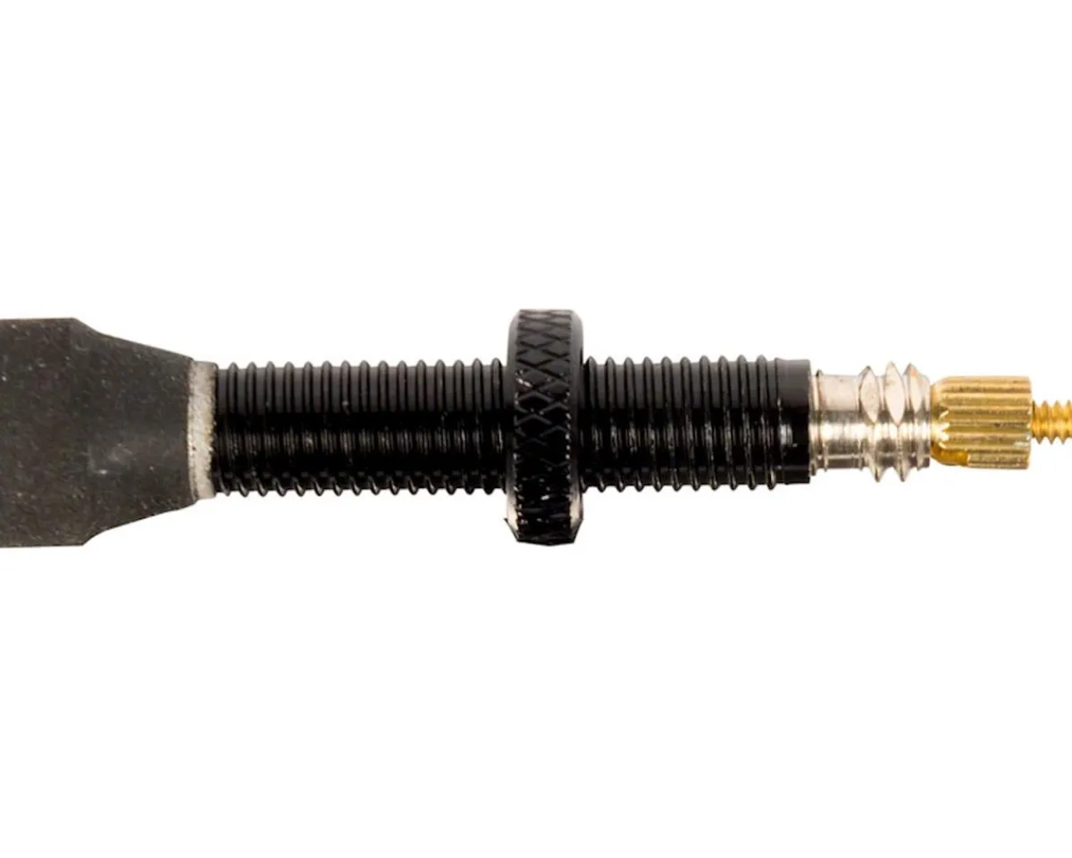 Stan's Tubeless Tire Tools|Tubeless Accessories|Alloy Tubeless Valves (Black) (Pair) (35mm)