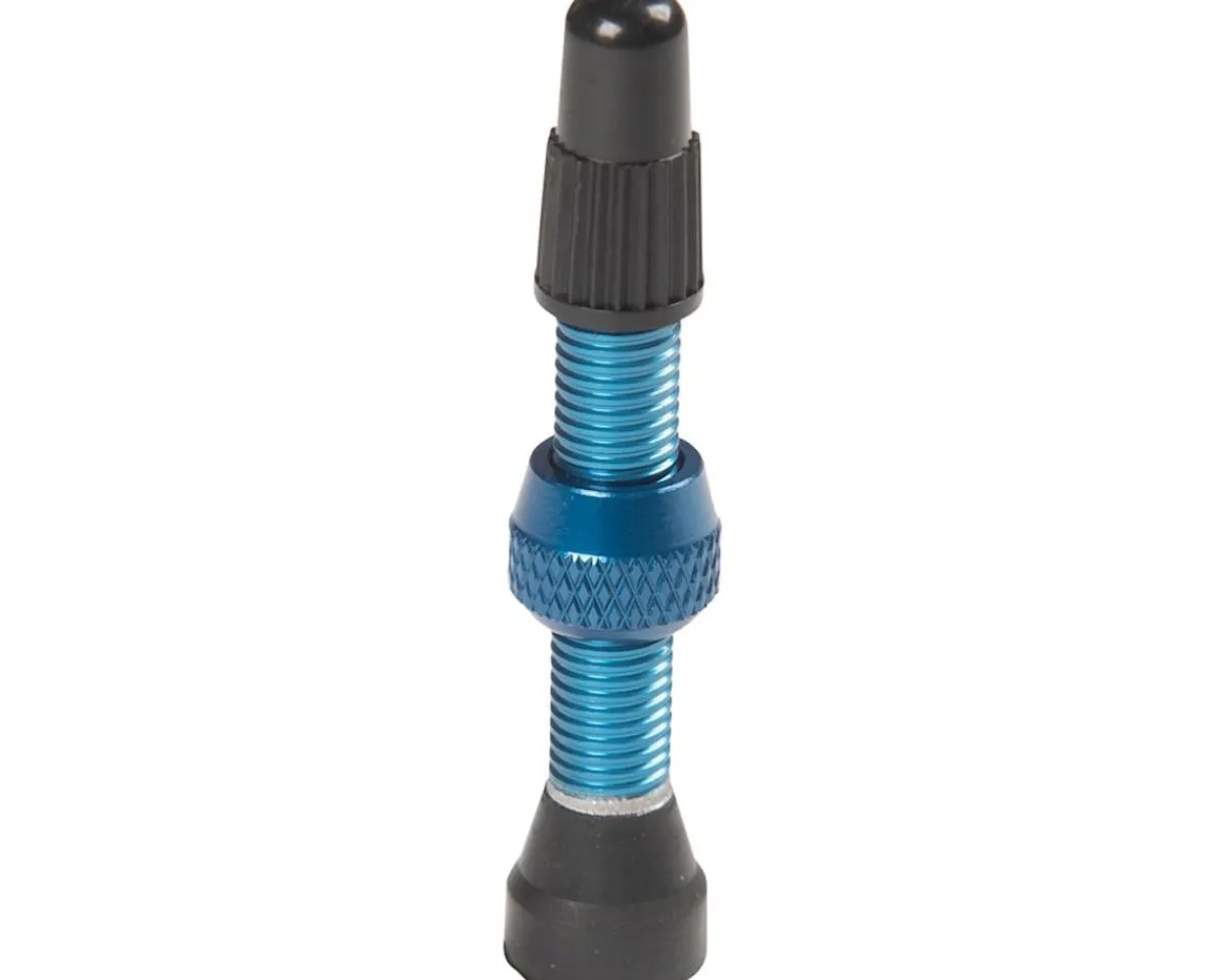 Stan's Tubeless Tire Tools|Tubeless Accessories|Alloy Tubeless Valves (Blue) (Pair) (35mm)