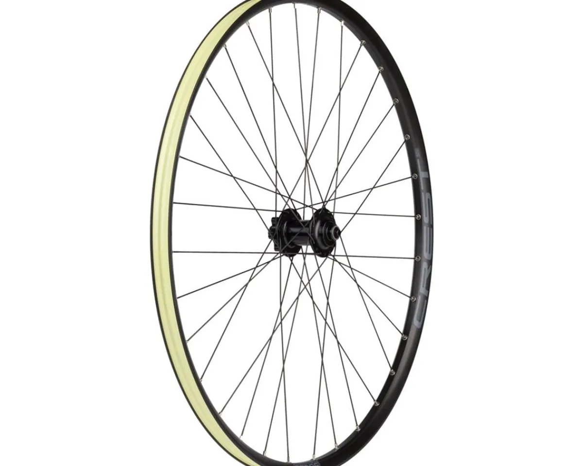 Stan's Wheels & Parts|Crest S2 Front Wheel (Black) (QR x 100mm) (29") (6-Bolt) (Tubeless)
