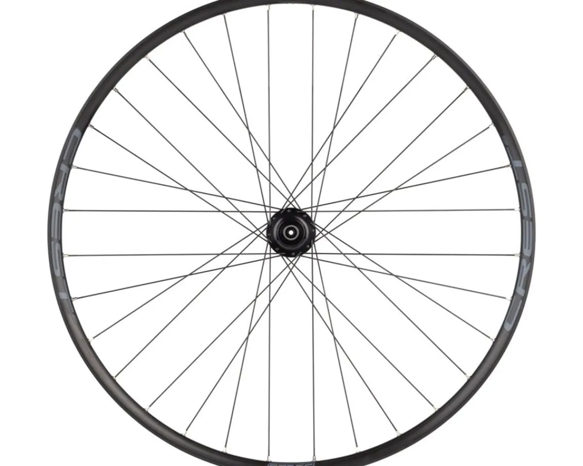Stan's Wheels & Parts|Crest S2 Front Wheel (Black) (QR x 100mm) (29") (6-Bolt) (Tubeless)
