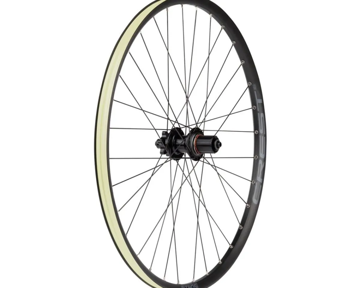 Stan's Wheels & Parts|Crest S2 Rear Wheel (Black) (Shimano HG) (QR x 135mm) (26") (6-Bolt) (Tubeless)