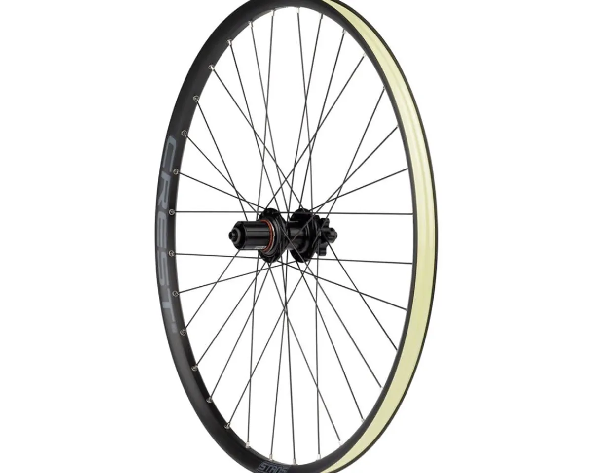 Stan's Wheels & Parts|Crest S2 Rear Wheel (Black) (Shimano HG) (QR x 135mm) (26") (6-Bolt) (Tubeless)