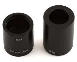 Stan's Wheels & Parts|E-Sync/Neo Centerlock Hub End Caps (Black) (Micro Spline) (Rear) (12 x 142/148/157mm)