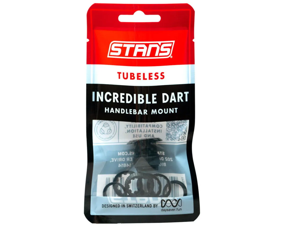 Stan's Tubeless Tire Tools|Tubeless Accessories|Incredible DART Tubeless Repair Tool Handlebar Mount (Black)