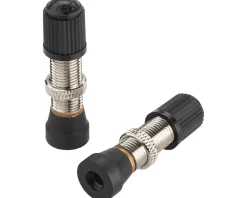 Stan's Tubeless Tire Tools|Tubeless Accessories|Tubeless Schrader Valve Stem (Silver) (32mm)