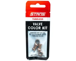 Stan's Tubeless Tire Tools|Tubeless Accessories|Tubeless Valve Color Kit (Copper) (Pair)