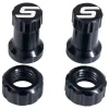 Stan's Tubeless Tire Tools|Tubeless Accessories|Tubeless Valve Color Kit (Black) (Pair)
