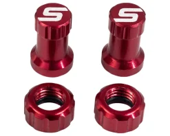 Stan's Tubeless Tire Tools|Tubeless Accessories|Tubeless Valve Color Kit (Red) (Pair)
