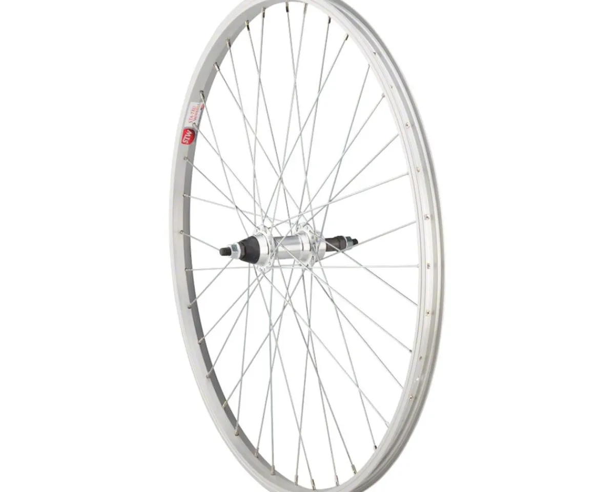 Sta-Tru Wheels & Parts|Alloy Single Wall Rear Wheel (Silver) (Freewheel) (QR x 135mm) (26")