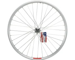 Sta-Tru Wheels & Parts|Bolt On Double Wall Rear Wheel (Silver) (Freewheel) (3/8" x 135mm) (26")