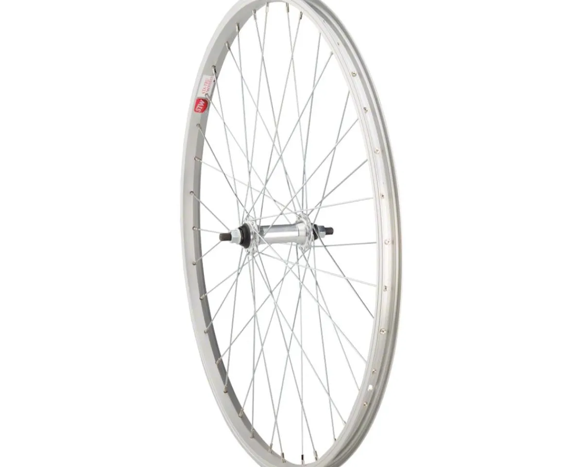 Sta-Tru Wheels & Parts|Bolt On Front Wheel (Silver) (559 ISO) (3/8" x 100mm) (26")