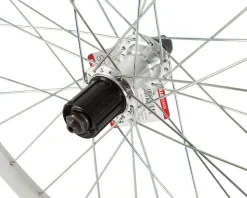 Sta-Tru Wheels & Parts|Quick Release Double Wall Rear Wheel (Silver) (Shimano HG) (QR x 135mm) (26