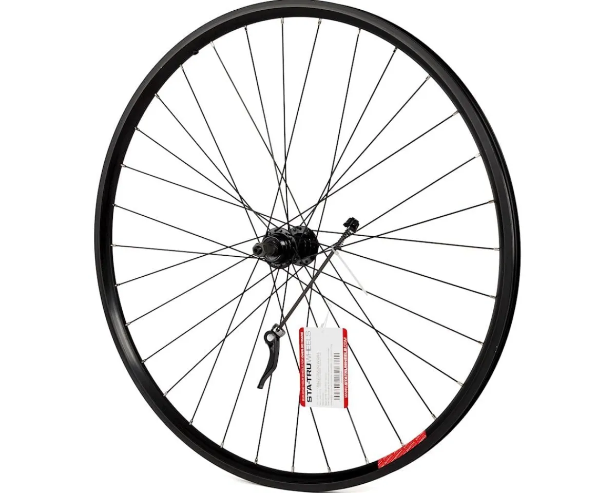 Sta-Tru Wheels & Parts|Quick Release Single Wall Rear Wheel (Black) (Freewheel) (QR x 135mm) (700c)