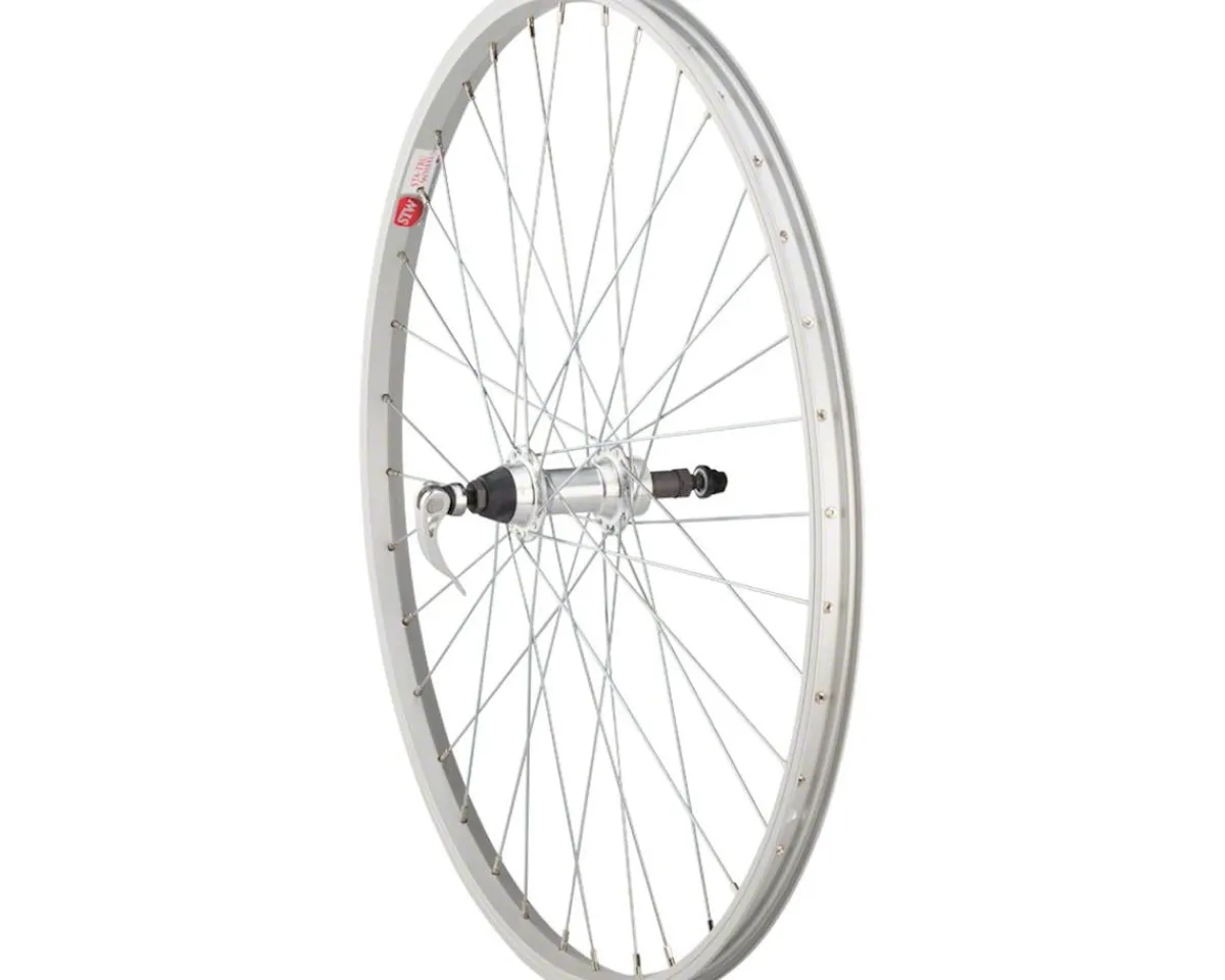 Sta-Tru Wheels & Parts|Single Wall Rear Wheel (Silver) (Freewheel) (QR x 135mm) (26")