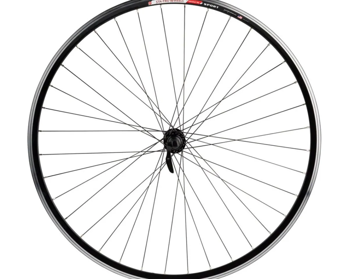 Sta-Tru Wheels & Parts|Sport Rear Road Wheel (Black) (Shimano HG) (QR x 130mm) (700c)