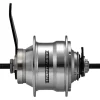 Sturmey Archer Wheels & Parts|Rear Coaster Hub (Silver) (Internal 5 Speed) (13/32" x 135mm) (36H) (Includes Twist Shifter)