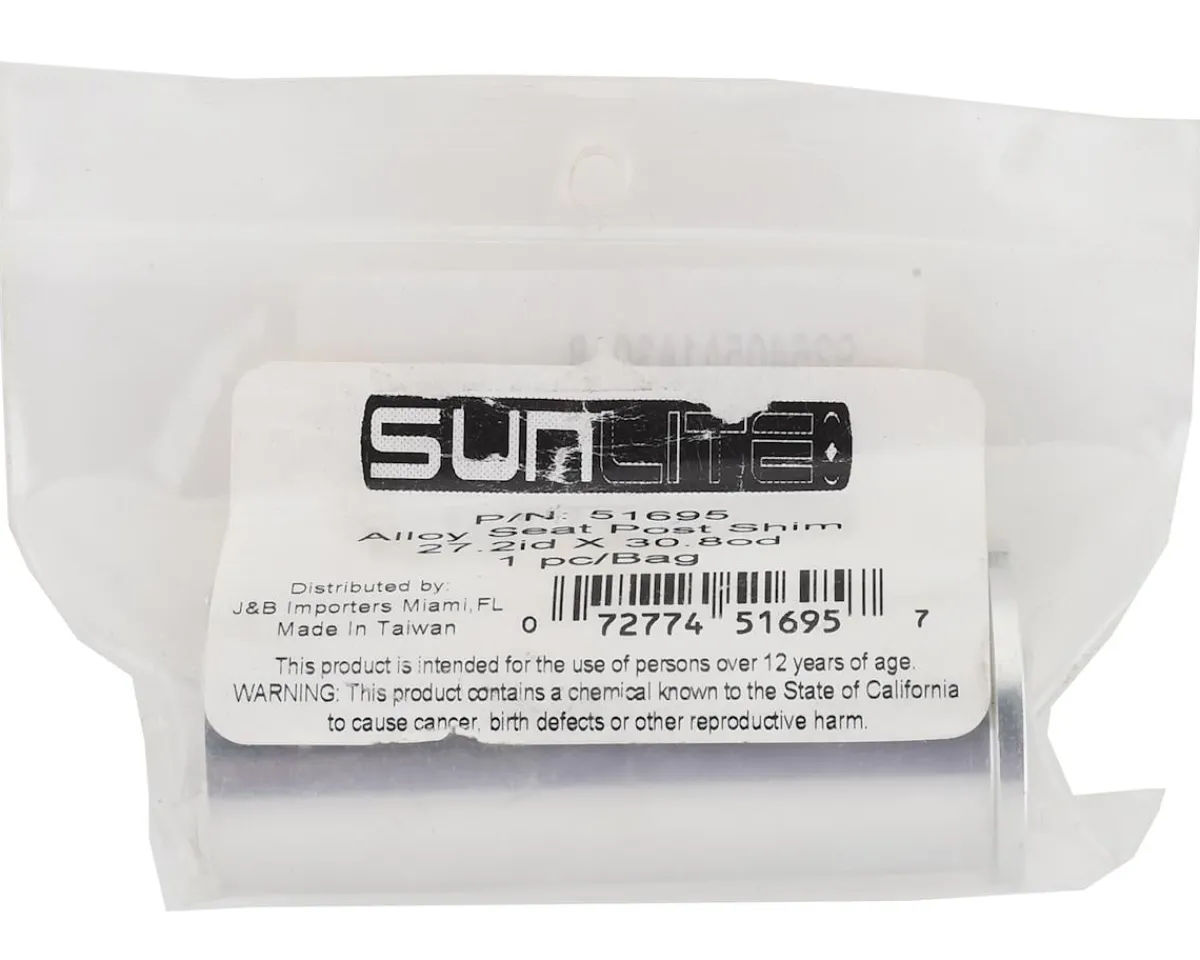 Sunlite Seatposts & Clamps|Alloy Seatpost Shim (Silver) (27.2mm to 30.8mm)