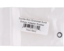 Sunlite Wheels & Parts|Schrader to Presta Valve Rubber Rim Grommet (Black) (1)