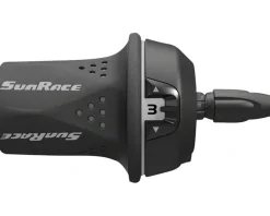 Sunrace Shifters|M21 Twist Shifters (Black/Grey) (Left) (3x)