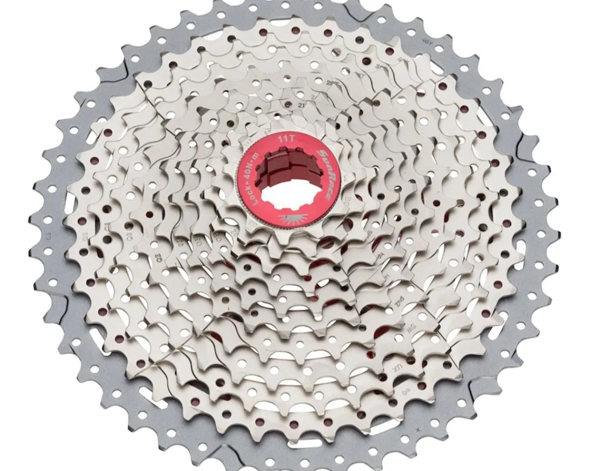 Sunrace Cassettes|MX8 Cassette (Silver) (11 Speed) (Shimano HG) (11-46T)