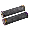 Supacaz Grips & Handlebar Tape|Diamond Kush Locking Grips (Black/Oil Slick)