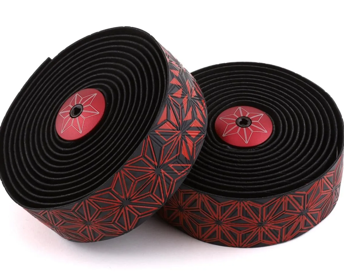 Supacaz Grips & Handlebar Tape|Super Sticky Kush Handlebar Tape (Red) (Star Fade)