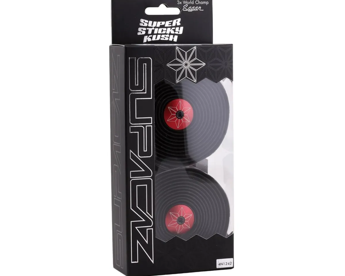 Supacaz Grips & Handlebar Tape|Super Sticky Kush Handlebar Tape (Red) (Galaxy)