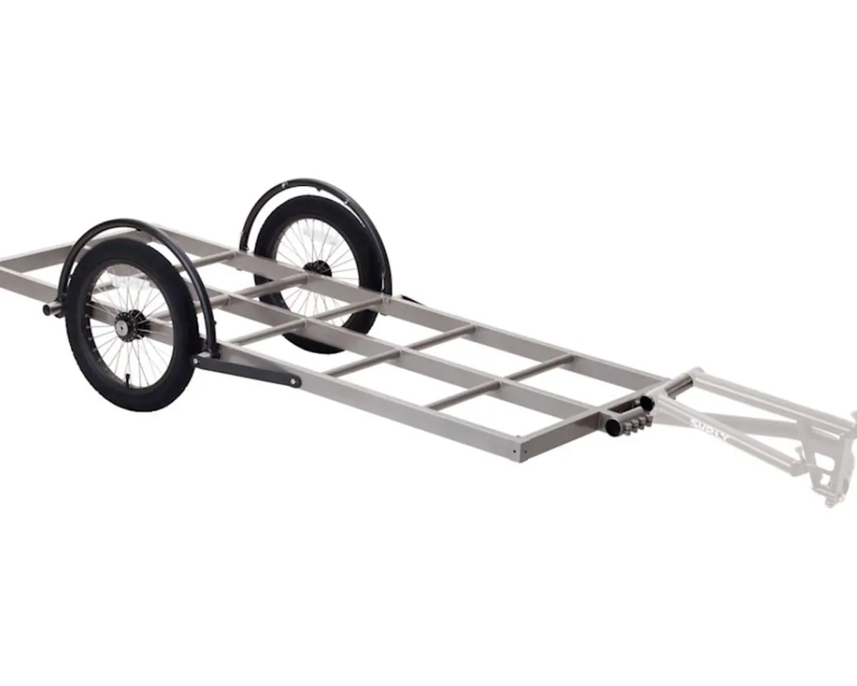 Surly Racks, Fenders, & Trailers|Bill Trailer (Grey) (Long Bed) (16" Wheels)