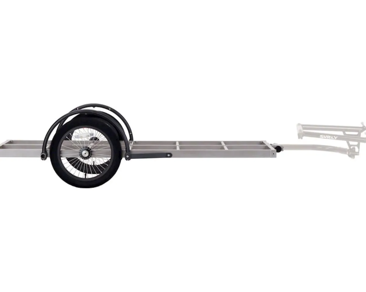 Surly Racks, Fenders, & Trailers|Bill Trailer (Grey) (Long Bed) (16" Wheels)