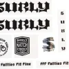 Surly Frame Protection & Decals|Born to Lose Decal Set (Black)