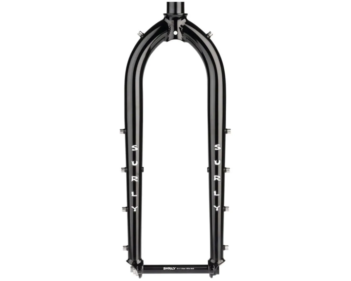 Surly Forks|Forks|Dinner Fork (Black) (1-1/8" Straight Steerer)