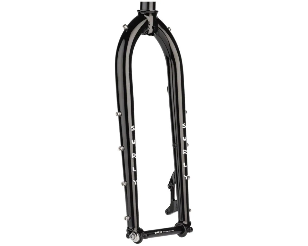 Surly Forks|Forks|Dinner Fork (Black) (1-1/8" Straight Steerer)