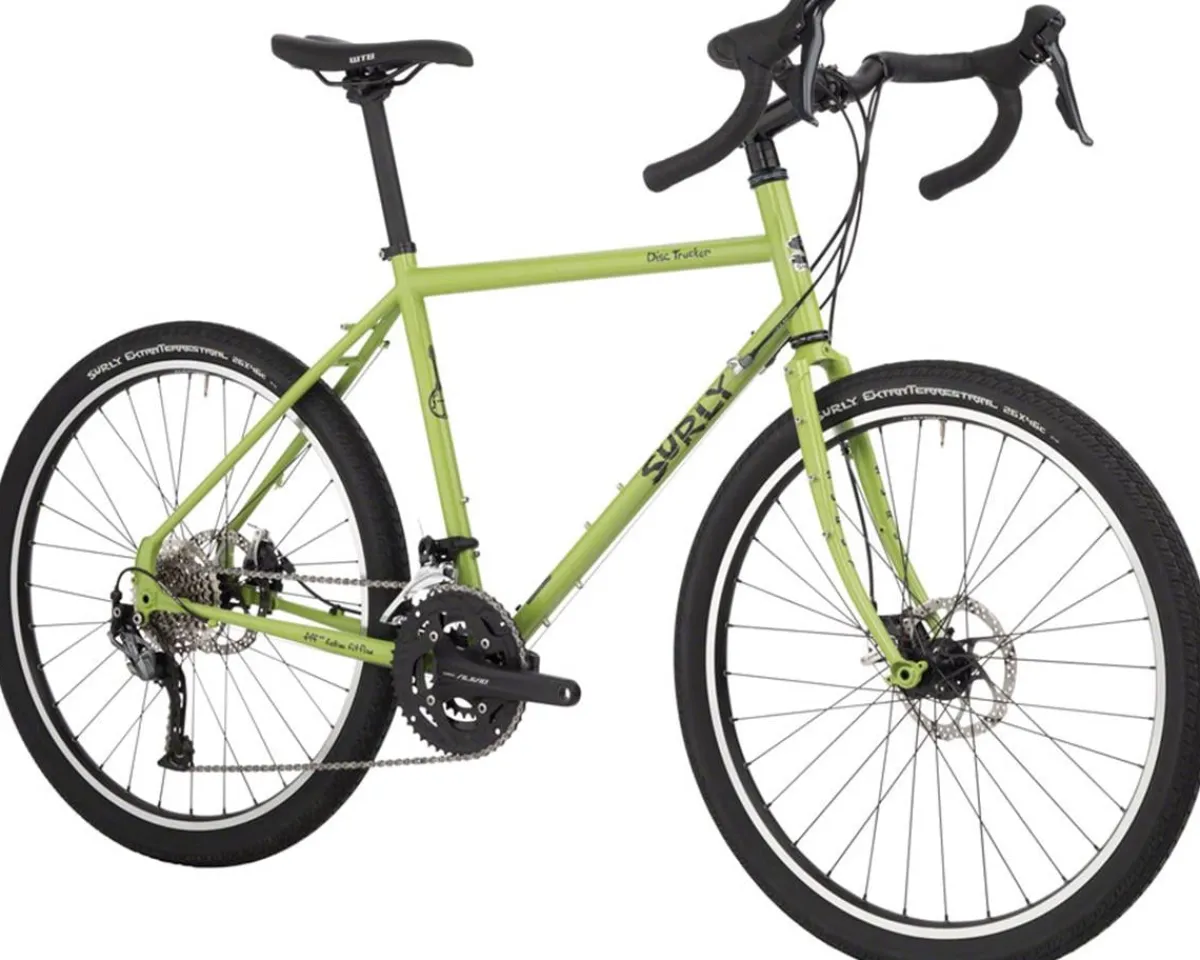 Surly Gravel Bikes|Disc Trucker 26" Bike (Pea Lime Soup) (56cm)