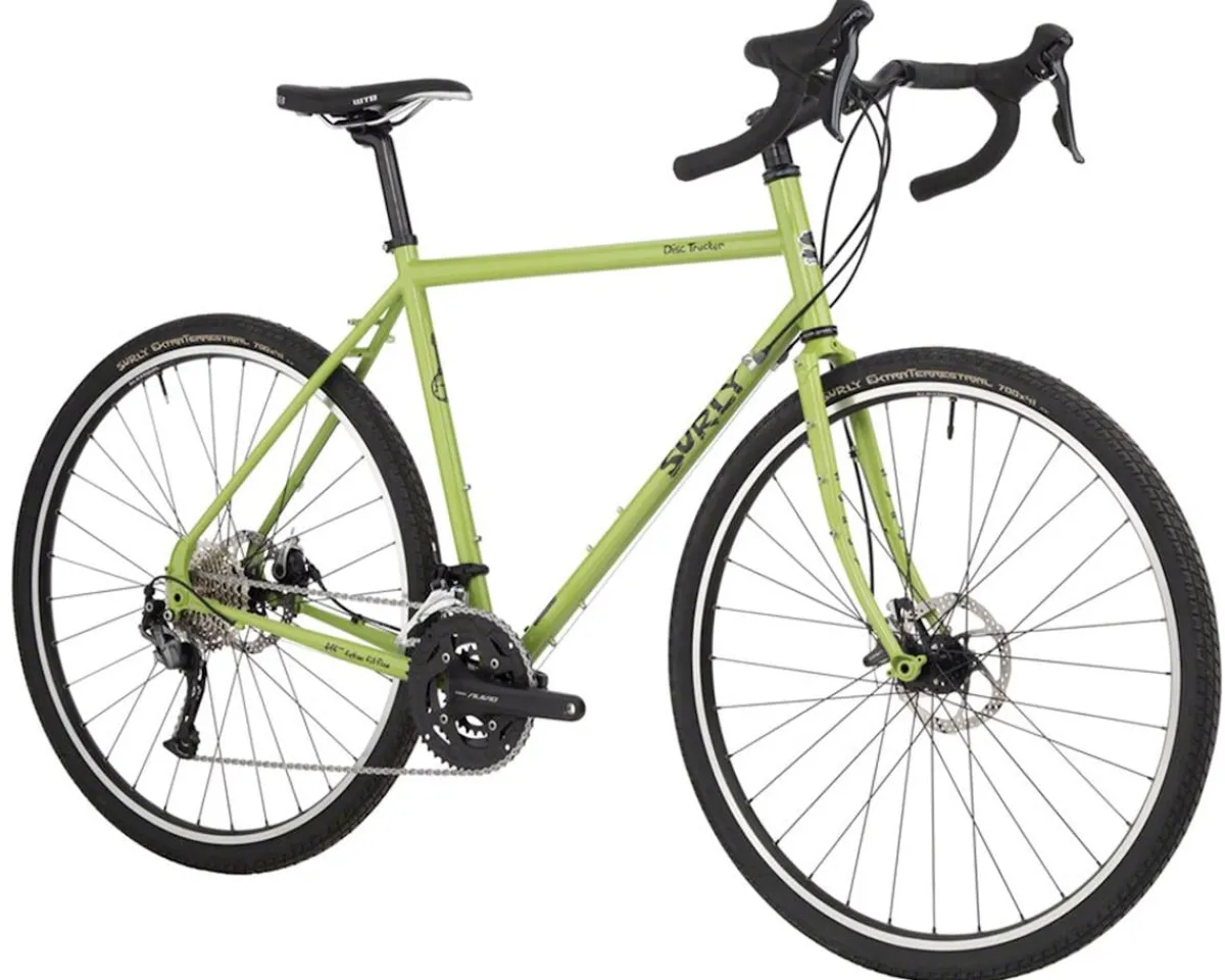 Surly Gravel Bikes|Disc Trucker 700c Bike (Pea Lime Soup) (56cm)