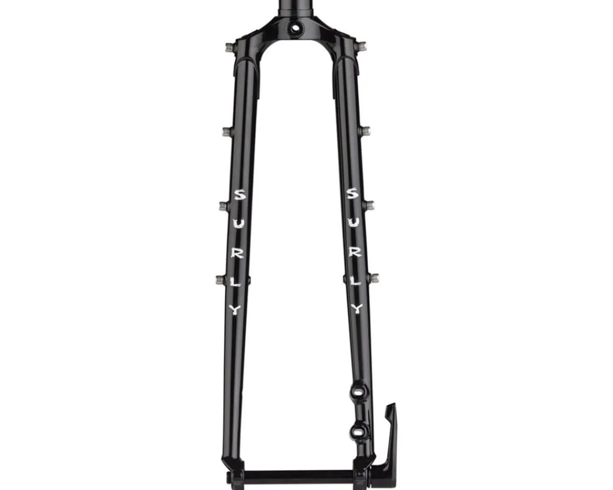 Surly Forks|Forks|Disc Trucker Fork (Black) (Disc) (12 x 100mm) (700c) (Straight) (45mm Rake)