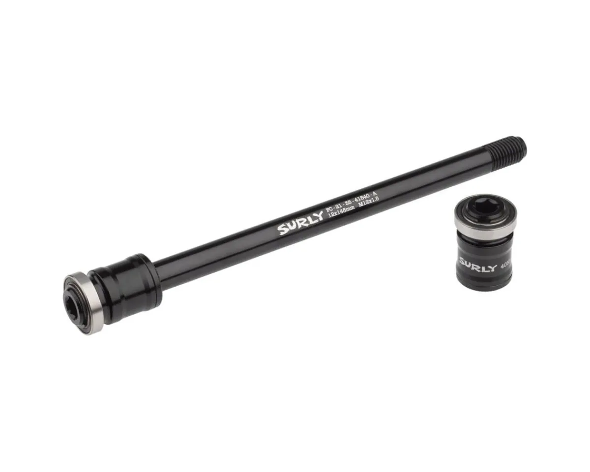 Surly Wheels & Parts|Excellent Adventure Rear Trailer Thru Axle (Black) (12 x 148mm)