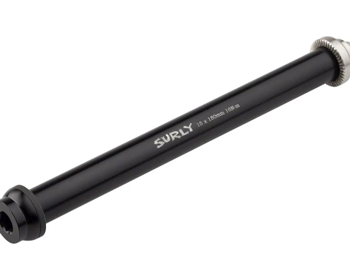 Surly Wheels & Parts|Front Thru-Axle (Black) (15 x 150mm) (Chromoly)