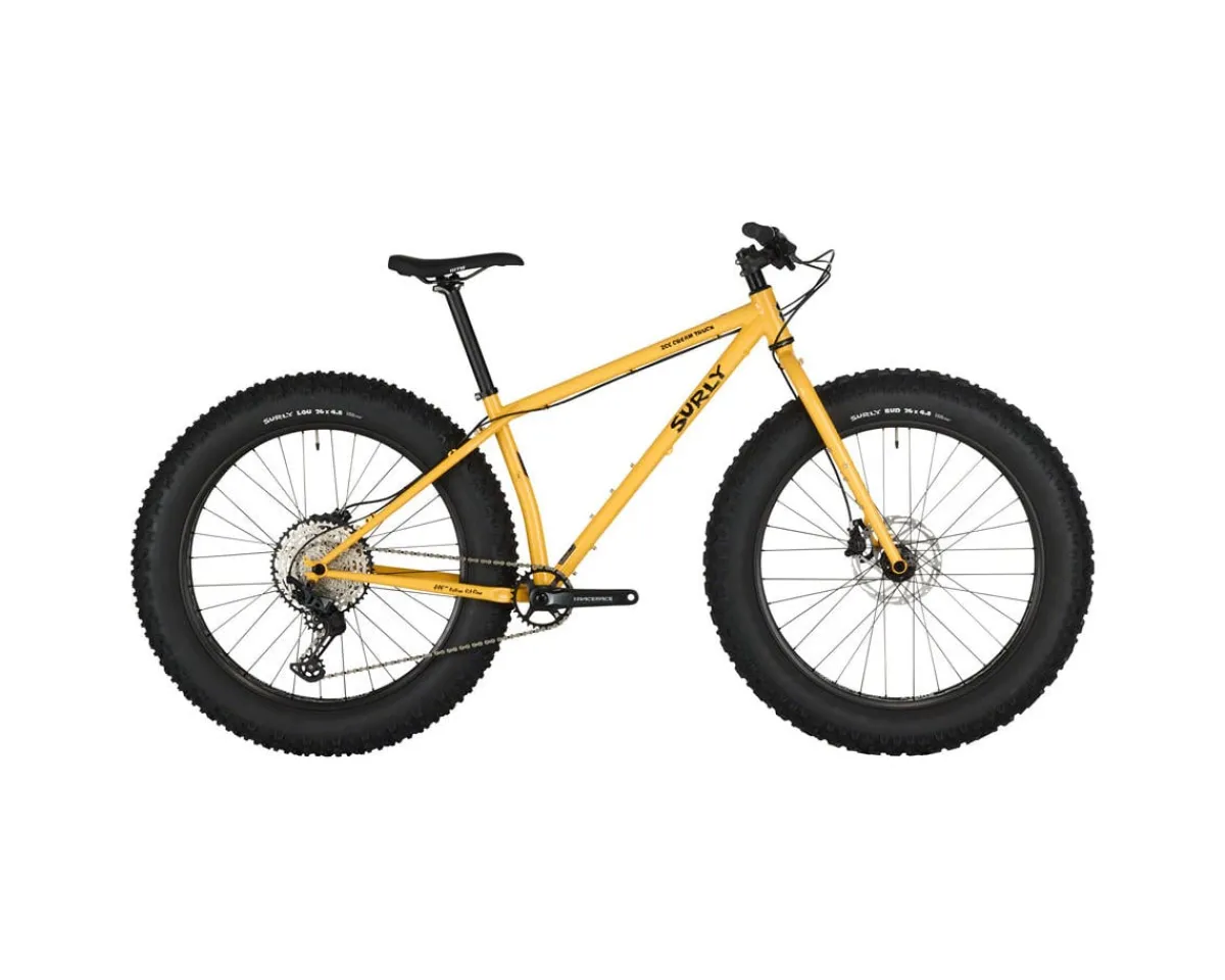 Surly Mountain Bikes|Ice Cream Truck 26" Fat Tire Mountain Bike (Warm Cheese) (S)