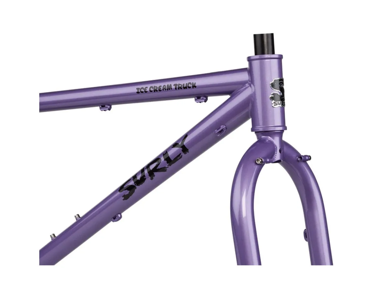 Surly Mountain Bikes|Frames|Ice Cream Truck Fat Tire Mountain Bike Frameset (Taro Milk Tea) (S)