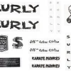 Surly Frame Protection & Decals|Karate Monkey Frame Decal Set (Black)