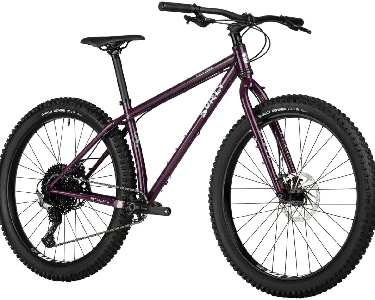 Surly Mountain Bikes|Karate Monkey 27.5" Rigid Mountain Bike (Organic Eggplant) (XL)