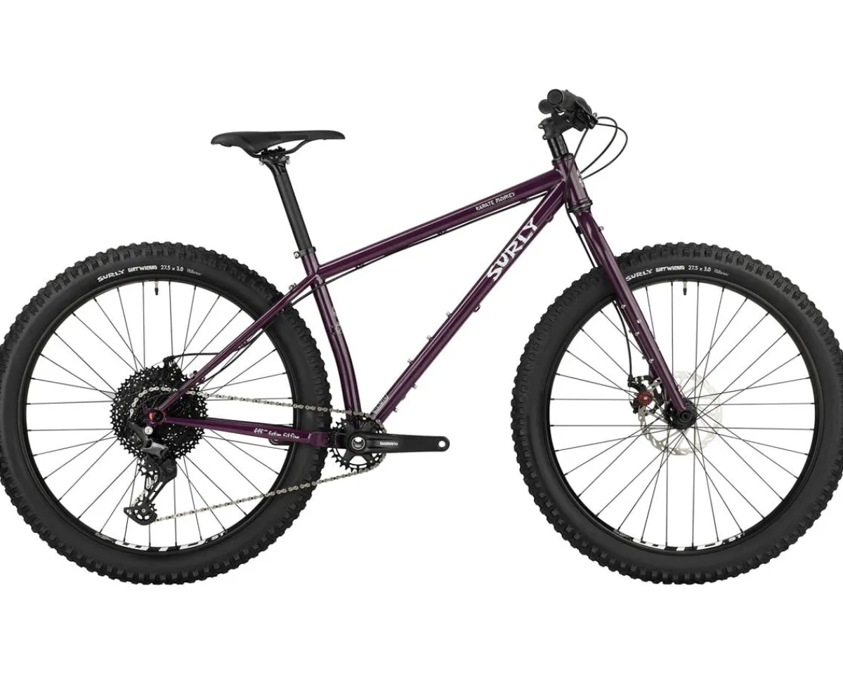Surly Mountain Bikes|Karate Monkey 27.5" Rigid Mountain Bike (Organic Eggplant) (XL)