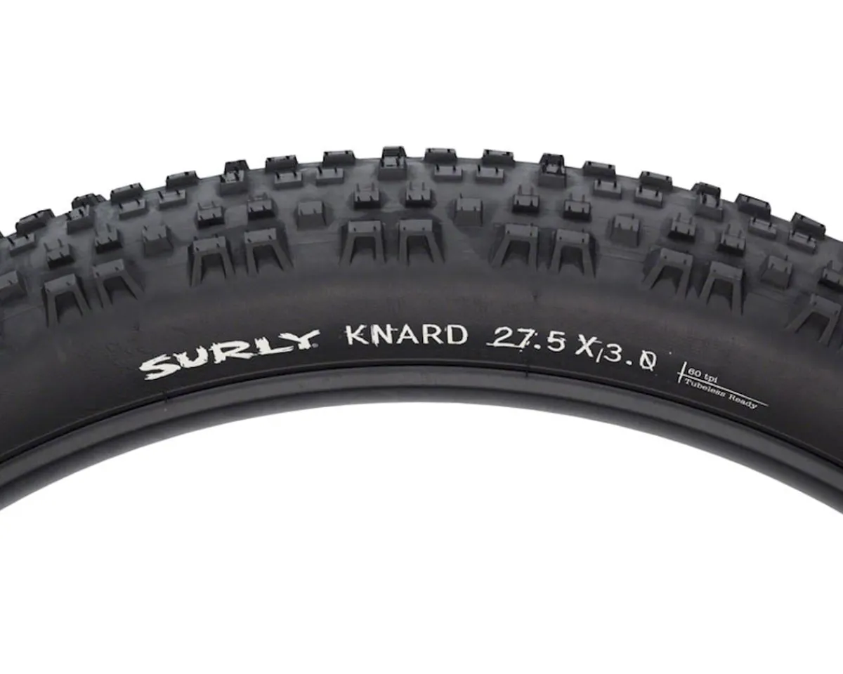 Surly Tires|Knard Tubeless Tire (Black) (27.5") (3.0") (60tpi)