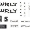 Surly Frame Protection & Decals|Krampus Frame Decal Set (Black w/Sticks)