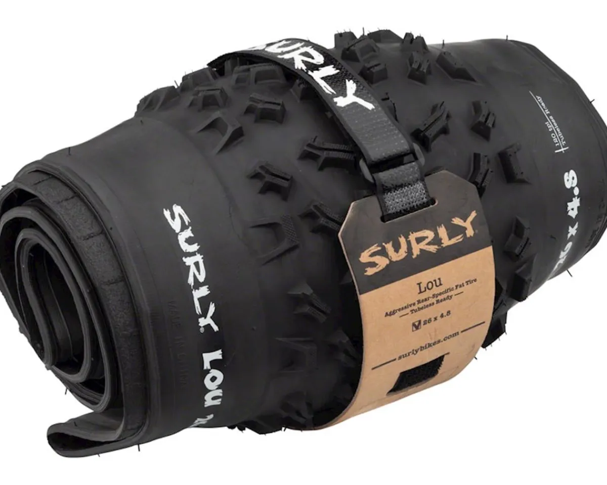 Surly Tires|Holiday Shopping|Lou Tubeless Fat Bike Tire (Black) (Rear) (26") (4.8")