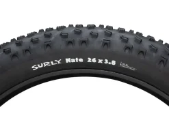 Surly Tires|Nate Tubeless Fat Bike Tire (Black) (26") (3.8") (120tpi)