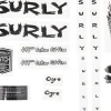 Surly Frame Protection & Decals|Ogre Frame Decal Set (Black w/ Torch)